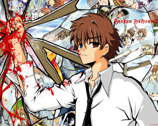 Blood splatter bleeding weapon chainsaw - destructive free wallpaper