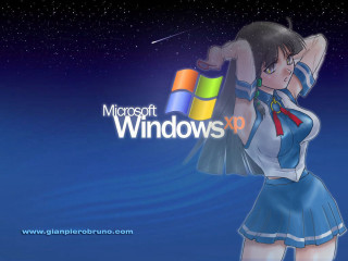 Cartoon character windows xp logo 2 - rtx free wallpaper for desktop