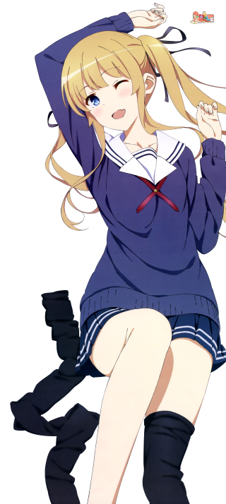 Sailor girl flying hair kyoto - her hand behind her head free wallpaper for mobile