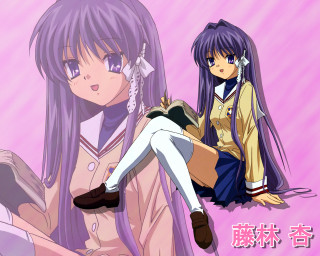 Anime girls pink background school - maya free wallpaper for desktop