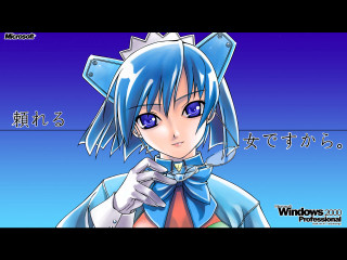 Anime bluehair cat ears windows - blue hair and a cat ears free wallpaper
