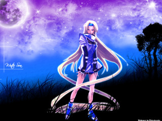 Anime girl long hair sword 12 - long hair and a sword free wallpaper