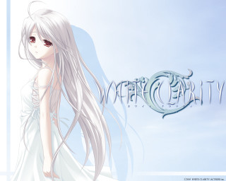 White dress girl albino long - a white tail free wallpaper