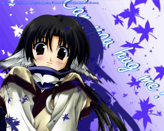 Anime girl starry white coat - a white coat free wallpaper