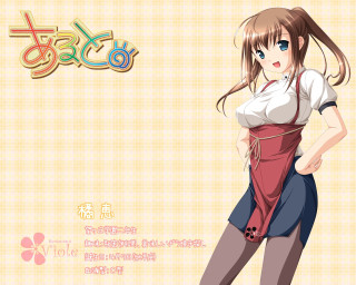 Woman sign kyoto animation argyle - a short dress free wallpaper