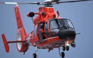 Red helicopter blue sky light - ultra high detail free wallpaper