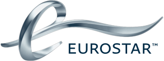 Eurostar logo curved silver wave - free technology wallpaper for desktop