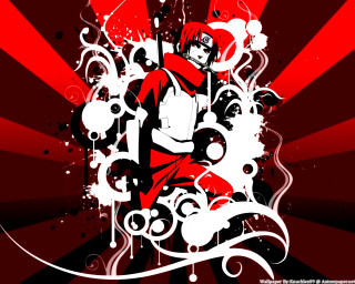 Red woman abstract japanese flag - abstract background free wallpaper