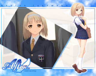Chizuko yoshida uniform portrait blonde - character portrait free wallpaper for desktop