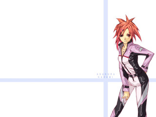 Red hair anime girl collarbone - mass effect free wallpaper
