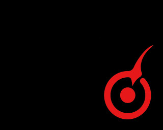 Red circle black background neogeo - a red circle free wallpaper