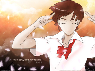 Man red bowtie white shirt - his eye free wallpaper