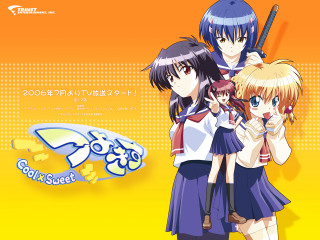 Anime girls guns blue hair - their hand free wallpaper