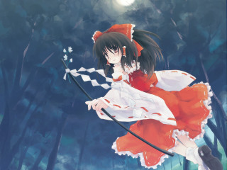 Girl red dress sword forest - a sword in a forest free wallpaper