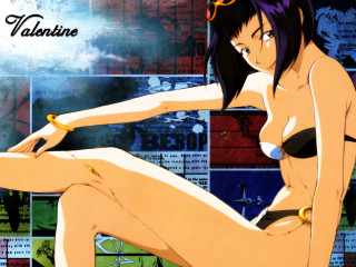 Daphne allen anime bikini wall - her mouth and a cigarette free wallpaper