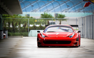 Red sports car race track 28 - mosaic free wallpaper for desktop