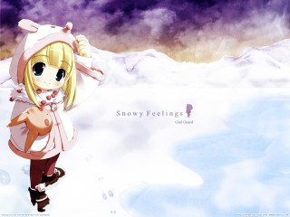 Cartoon walking snow backpack pink - a backpack free wallpaper