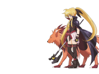 Alice prin demon sword bardiche - her hand and a demon free wallpaper