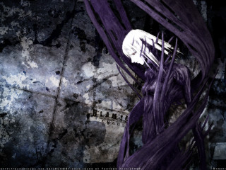 Creepy purple haired gothic forest - creepy free wallpaper