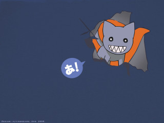 Cartoon bat smile speechbubble question - lostfish free wallpaper for desktop