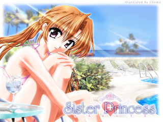 Girl beach wine anime sunset - a glass of wine free wallpaper