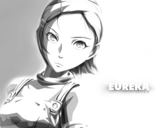 Eureka eizan kikukawa ink painting - a headband free wallpaper