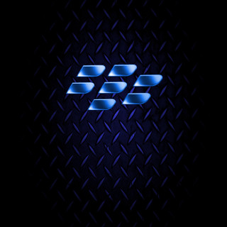 Blue blackberry logo diamond pattern - free neon wallpaper for tablet