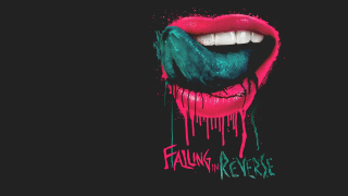 Mouth dripping paint falling reverse - alberto seveso free wallpaper