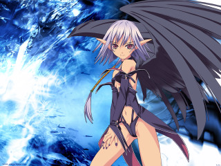 Eizan kikukawa anime elf wings - huge free wallpaper