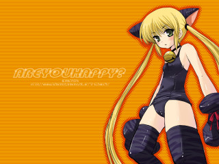 Anime girl blonde cat ears 6 - a cat ear free wallpaper