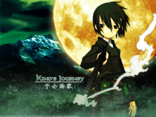 Fullmoon kotori neo romanticism anime - a full moon in the background free wallpaper for desktop
