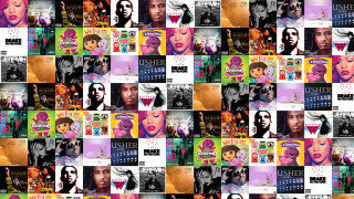 Woman hair colors makeup collage 2 - graphic design free wallpaper