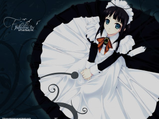 Anime girl white dress gothic - dress free wallpaper