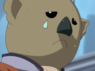 Sad bear building portrait blue - a sad face free wallpaper