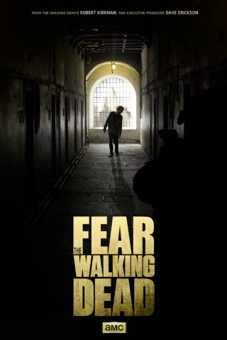 Walking dead poster man hallway - a light free wallpaper for mobile