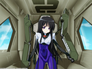 Anime girl futuristic mecha kikukawa - mecha free wallpaper