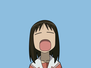 Surprised cartoon kyoto uniform bangs - a cartoon character free wallpaper for desktop