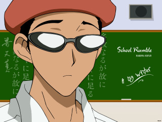 Man glasses hat chalkboard portrait - cel free wallpaper