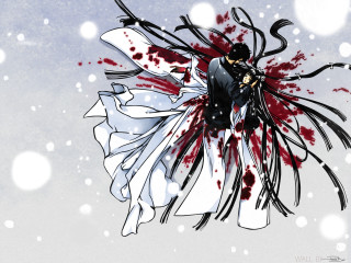 Blood splatter moon angel impaled - a drawing of a woman free wallpaper