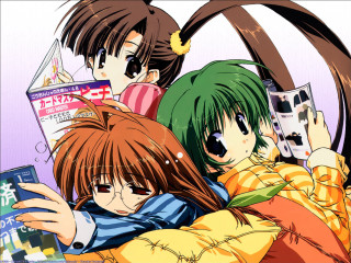 Group people laying cellphone magazine - their hand free wallpaper for desktop