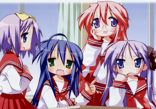Schoolgirls window sign aya goda - a group of girls free wallpaper for desktop