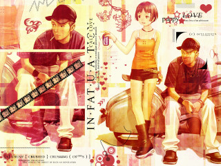 Motorcycle collage girl bottle illustrated - a bottle free wallpaper