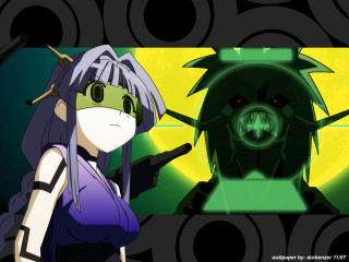 Cartoon gun demon light cyberpunk - cyberpunk art free wallpaper