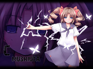 Blonde girl purple skirt anime - madhouse free wallpaper for desktop