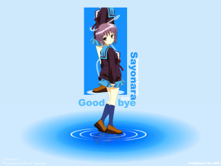 Girl hat boots puddle sailor - a puddle of water free wallpaper