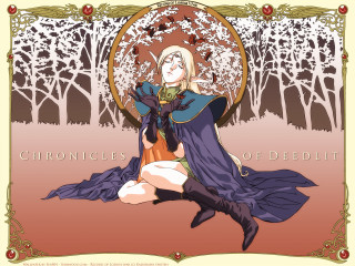 Woman forest circle artnouveau storybook - brian and wendy froud free wallpaper