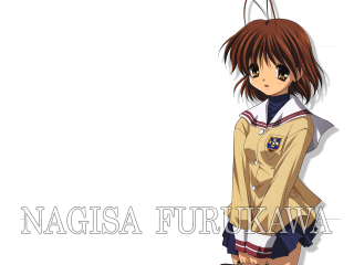 Nagisa furkawa sailor uniform portrait - a girl in a sailor outfit free wallpaper for desktop