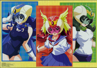 Anime girls sailor uniform puzzle - the other wearing free wallpaper