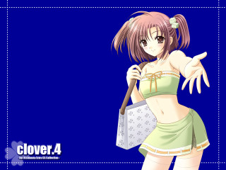 Girl bikini purse pose anime - a purse free wallpaper