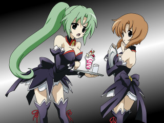 Eizan kikukawa anime girls food - a cake free wallpaper